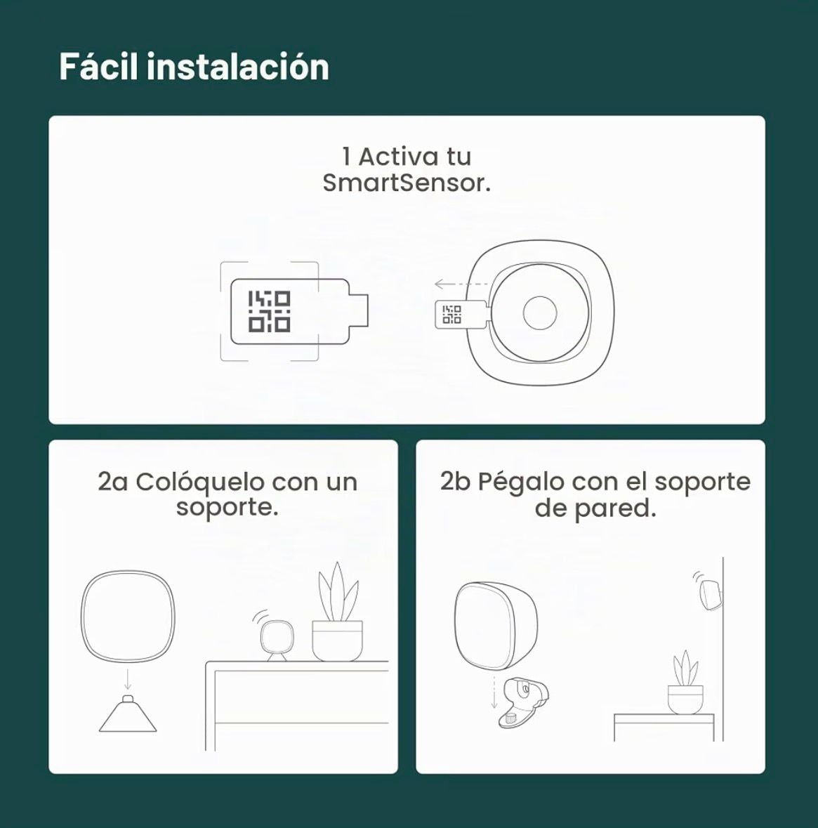 Ecobee SmartSensor 2-Pack White Room Sensors With Stands 3