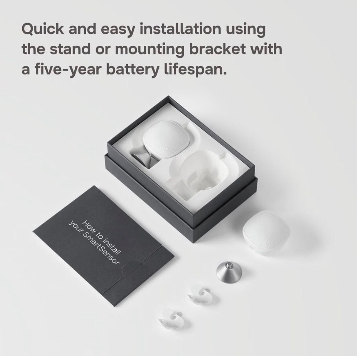 Ecobee SmartSensor 2-Pack White Room Sensors With Stands 5