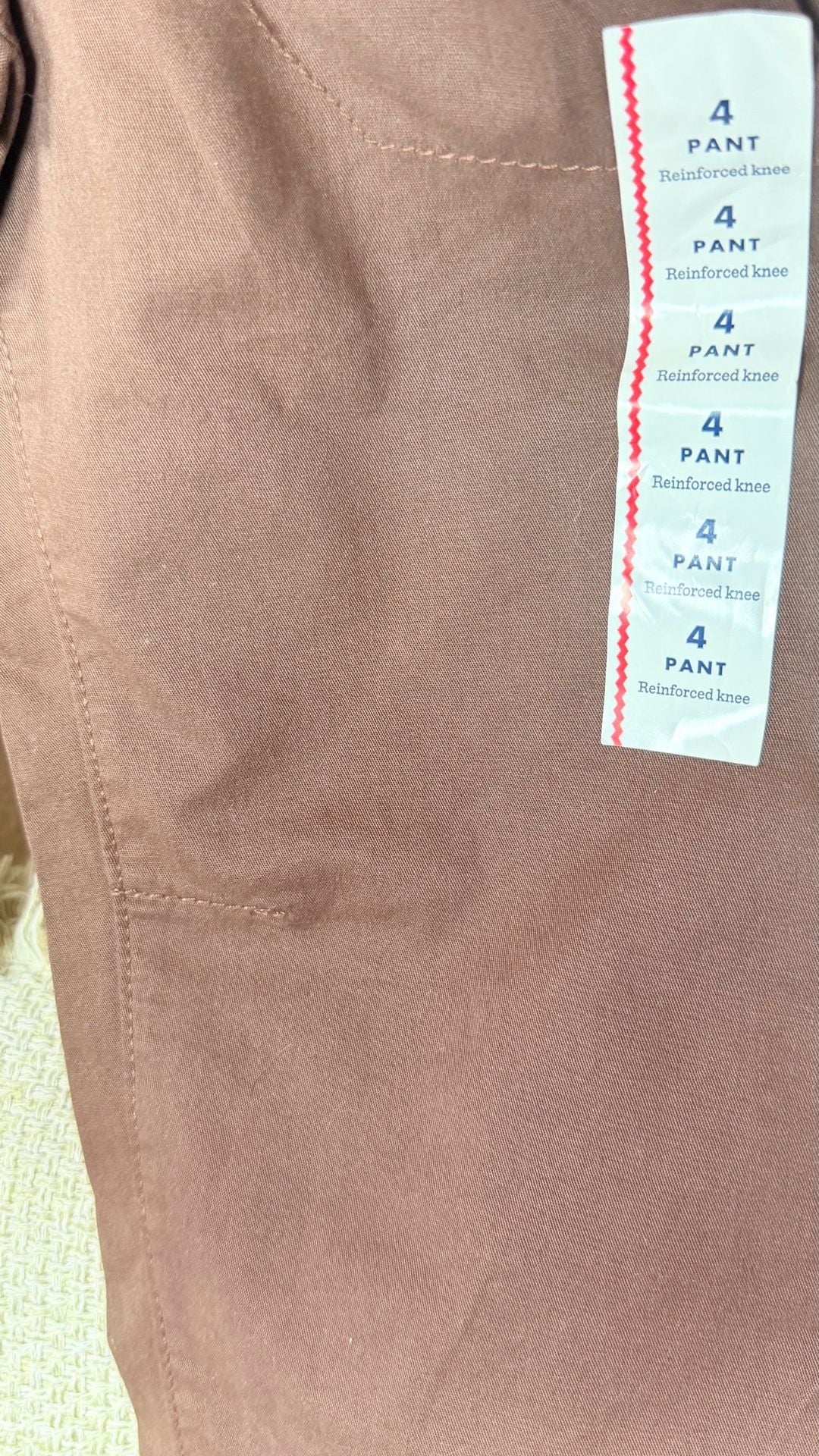 Cat & Jack Straight Pants Size 4 Brown 6