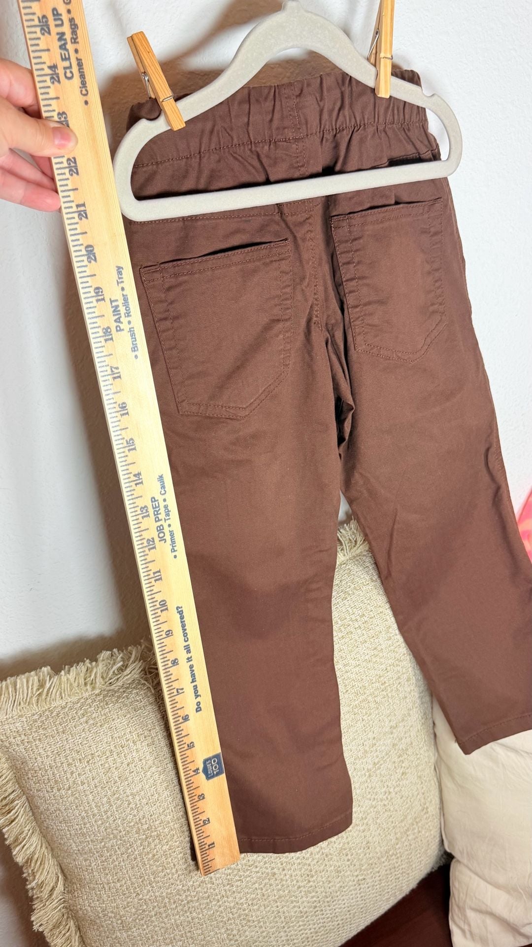 Cat & Jack Straight Pants Size 4 Brown 7