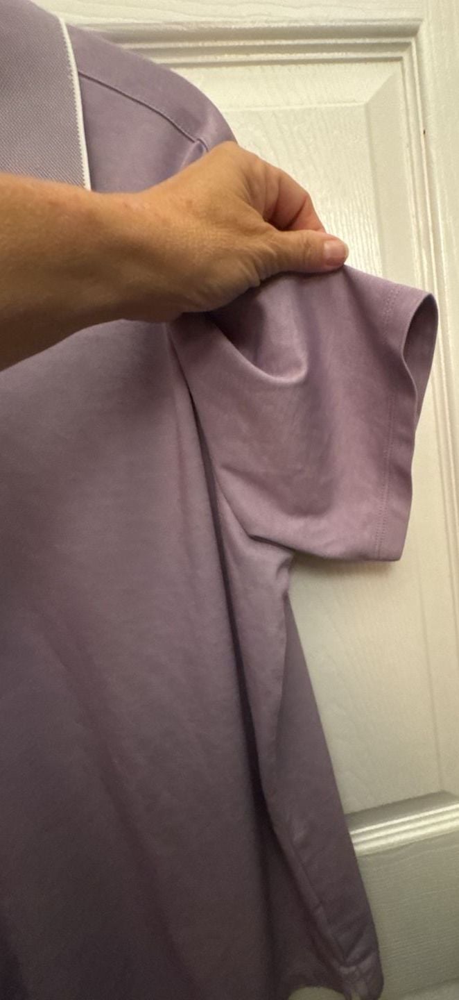 Robert Barakett Polo Shirt XXL Purple Short Sleeve 6