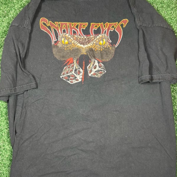 Gildan Snake Eyes Graphic T-Shirt Size 2XL Black