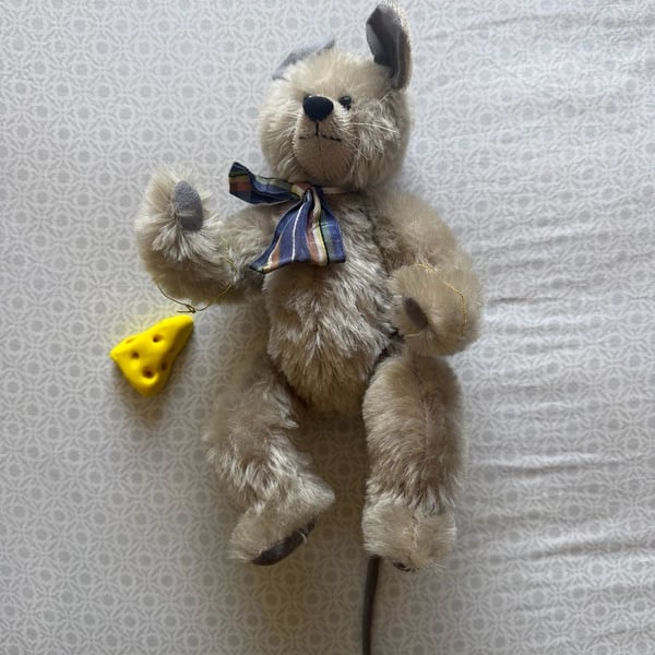 Vintage Tabby’s Bears "Mordecai Mouse" by Jean Gadano San Jose CA Artist Plush
