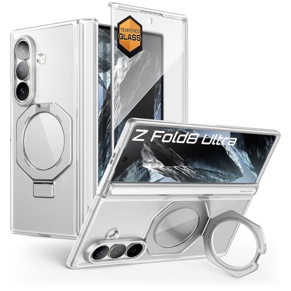 Supcase Samsung Galaxy Z Fold 8 Ultra UB Stand MagSafe Case Clear