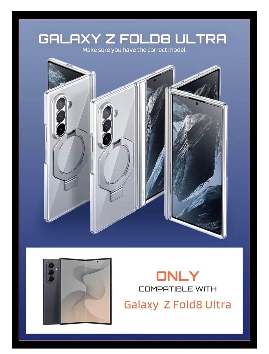 Supcase Samsung Galaxy Z Fold 8 Ultra UB Stand MagSafe Case Clear 7