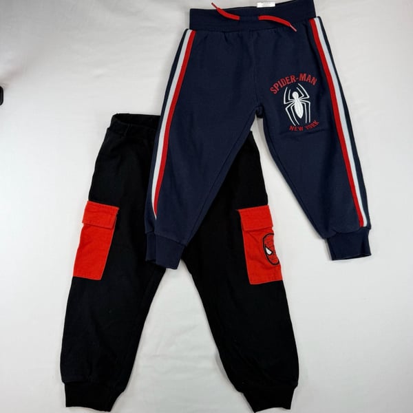 Marvel Spider-Man Boys lot of 2 Jogger Pants Set