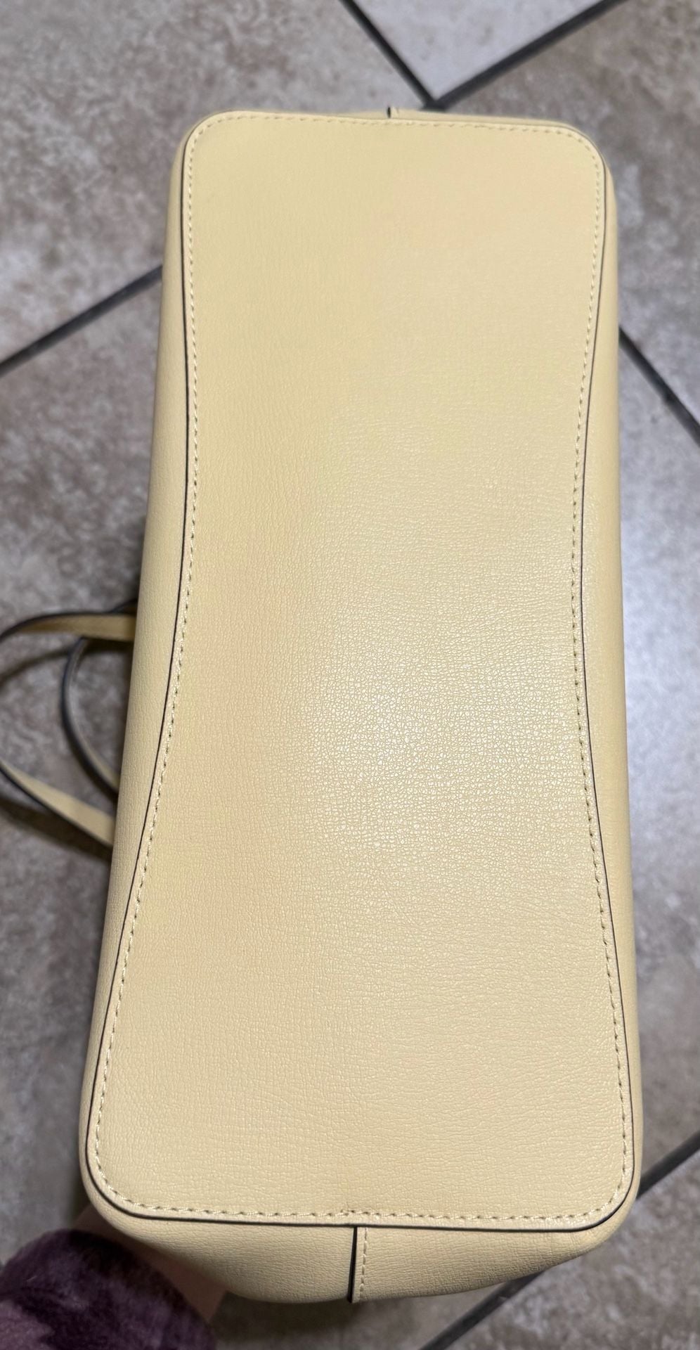 Kate Spade Harper Tote Butter Yellow Leather 8