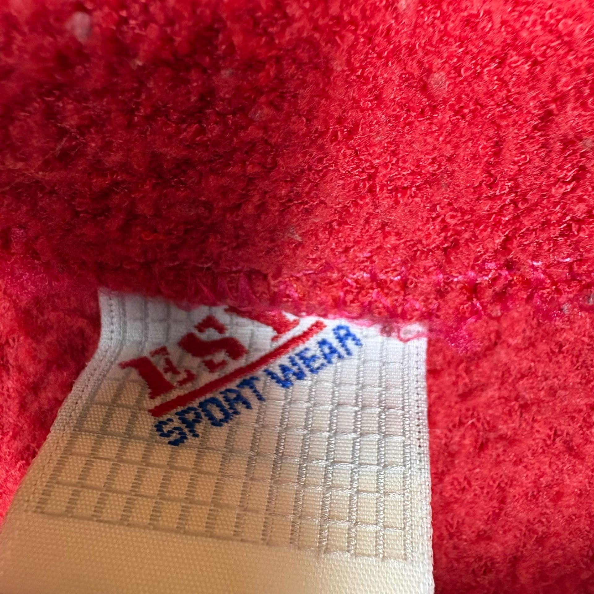 US Sport Wear Santa Monica California Sweatshirt Size XXL Red Terrycloth 7