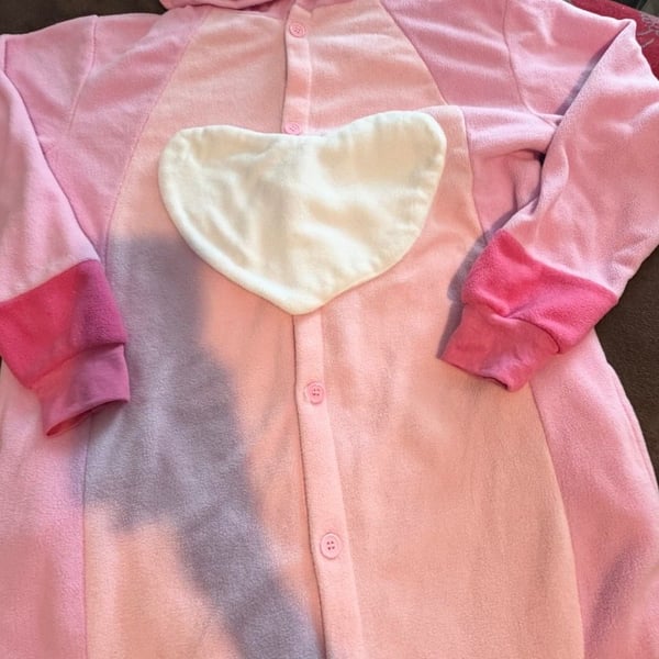 Hututu Pink Angel Stitch Onesie Size M Pajamas Kigurumi