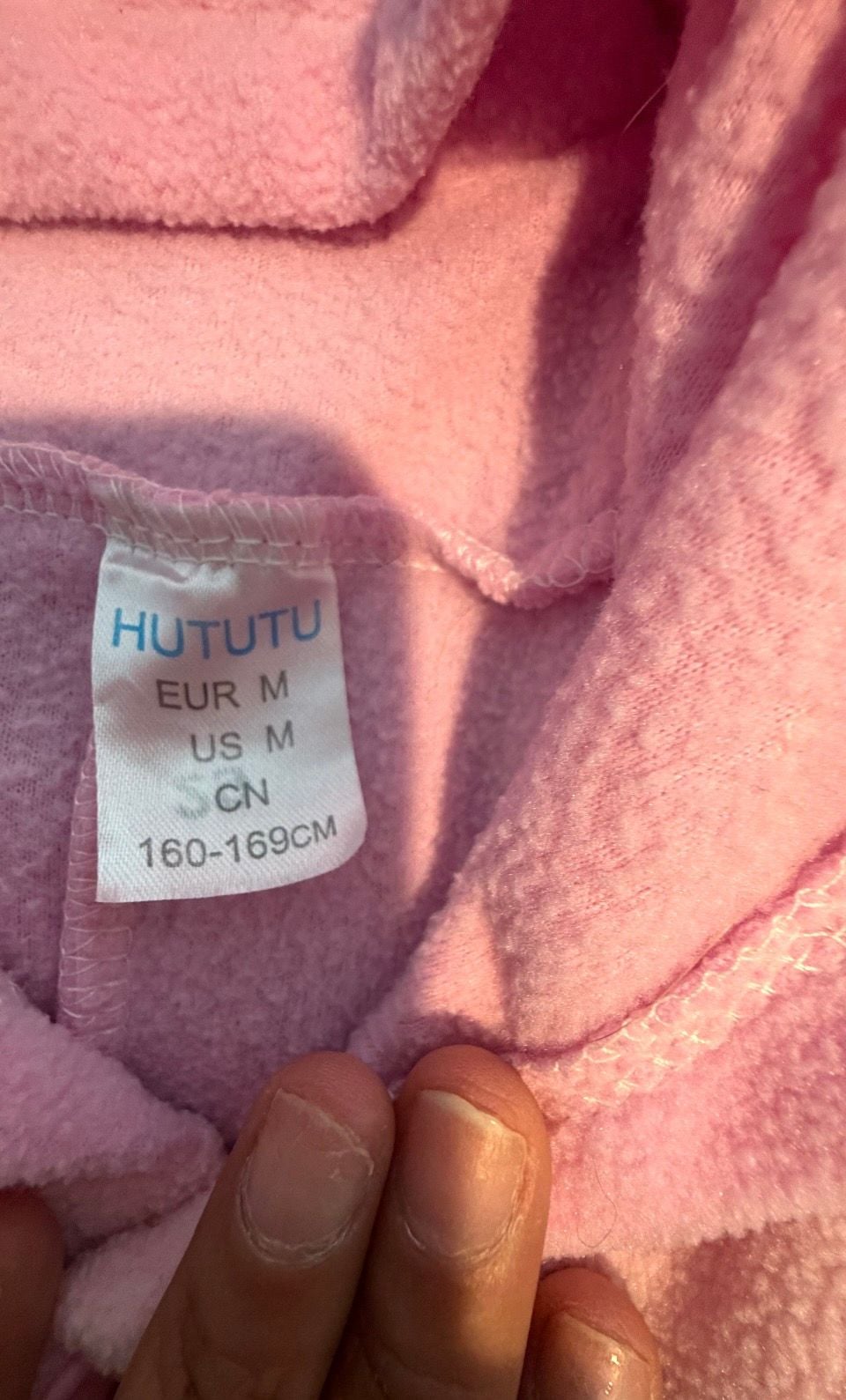 Hututu Pink Angel Stitch Onesie Size M Pajamas Kigurumi 3