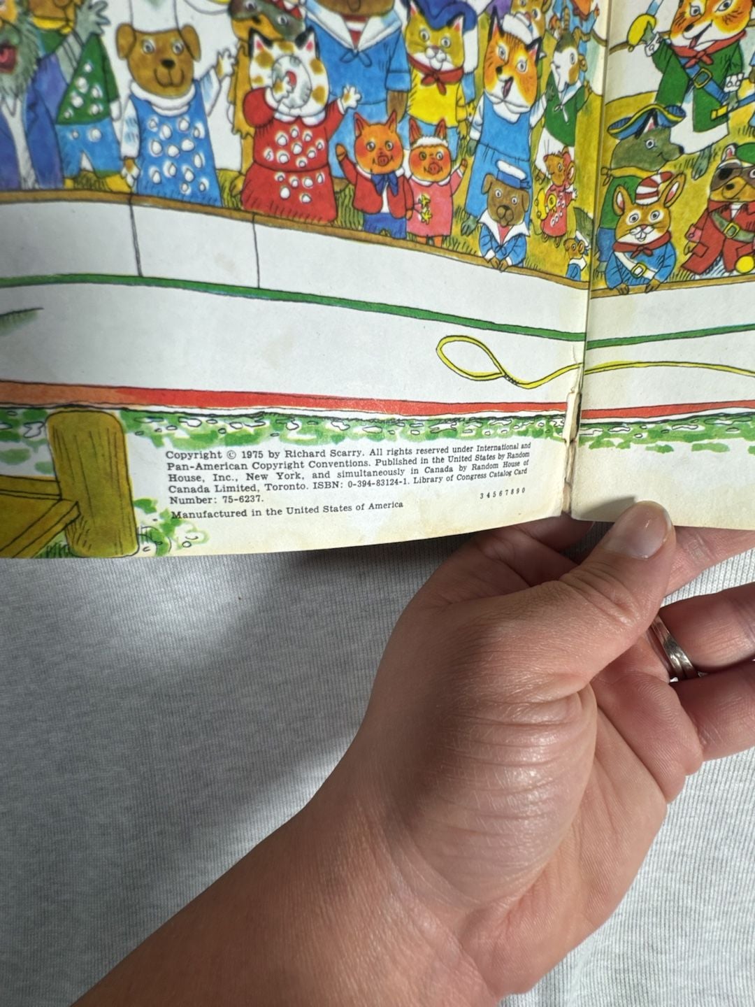 Richard Scarry's Great Steamboat Mystery Vintage 1975 Pictureback Book 5