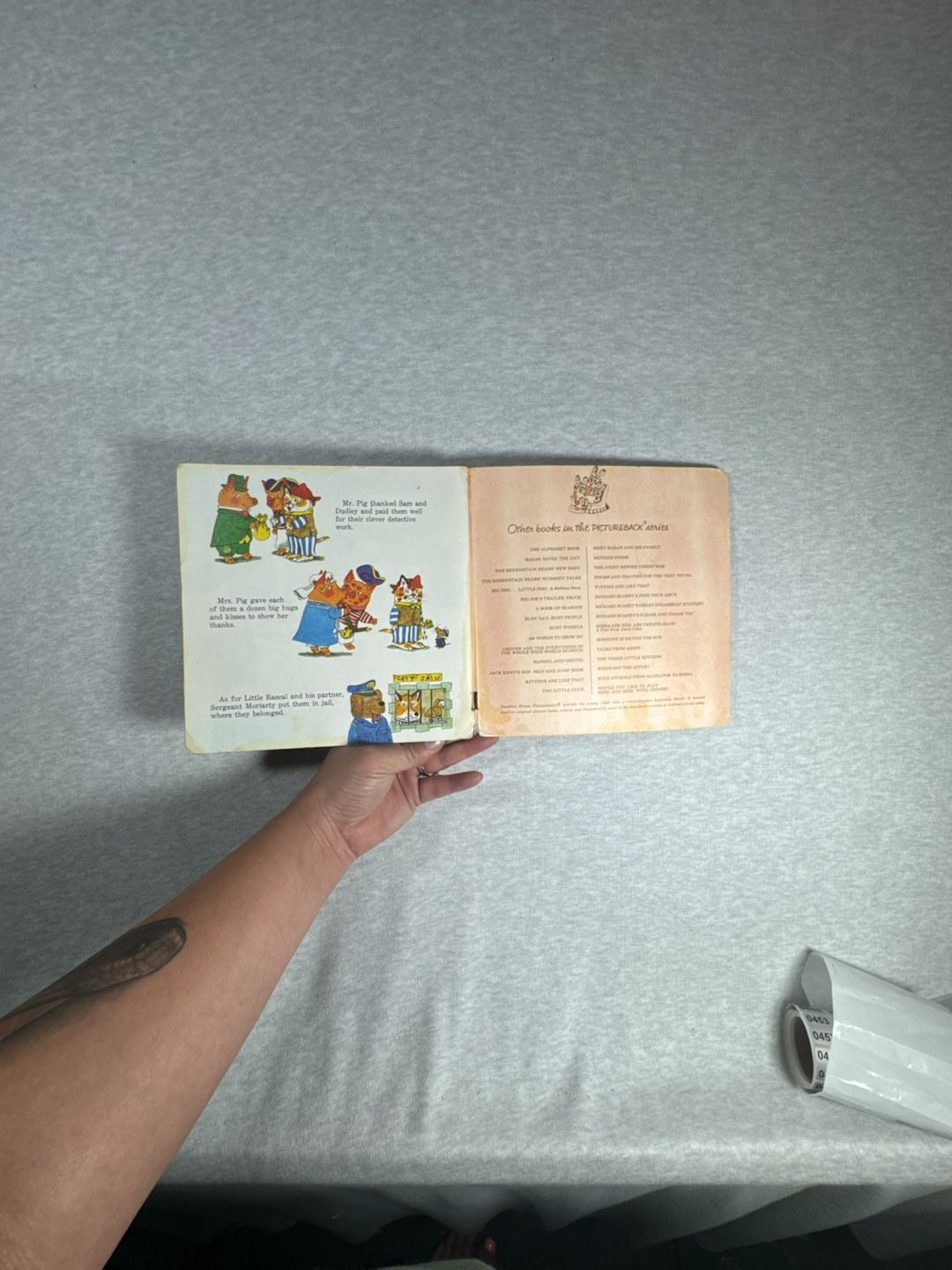 Richard Scarry's Great Steamboat Mystery Vintage 1975 Pictureback Book 6