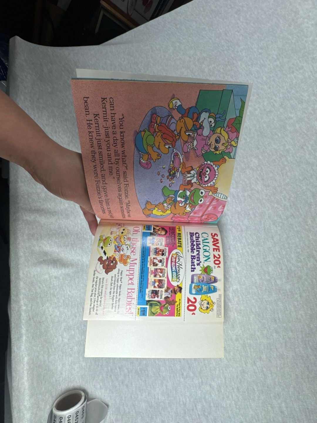 Muppet Press Just Kermit And Me 1988 Vintage McDonald's Book 5