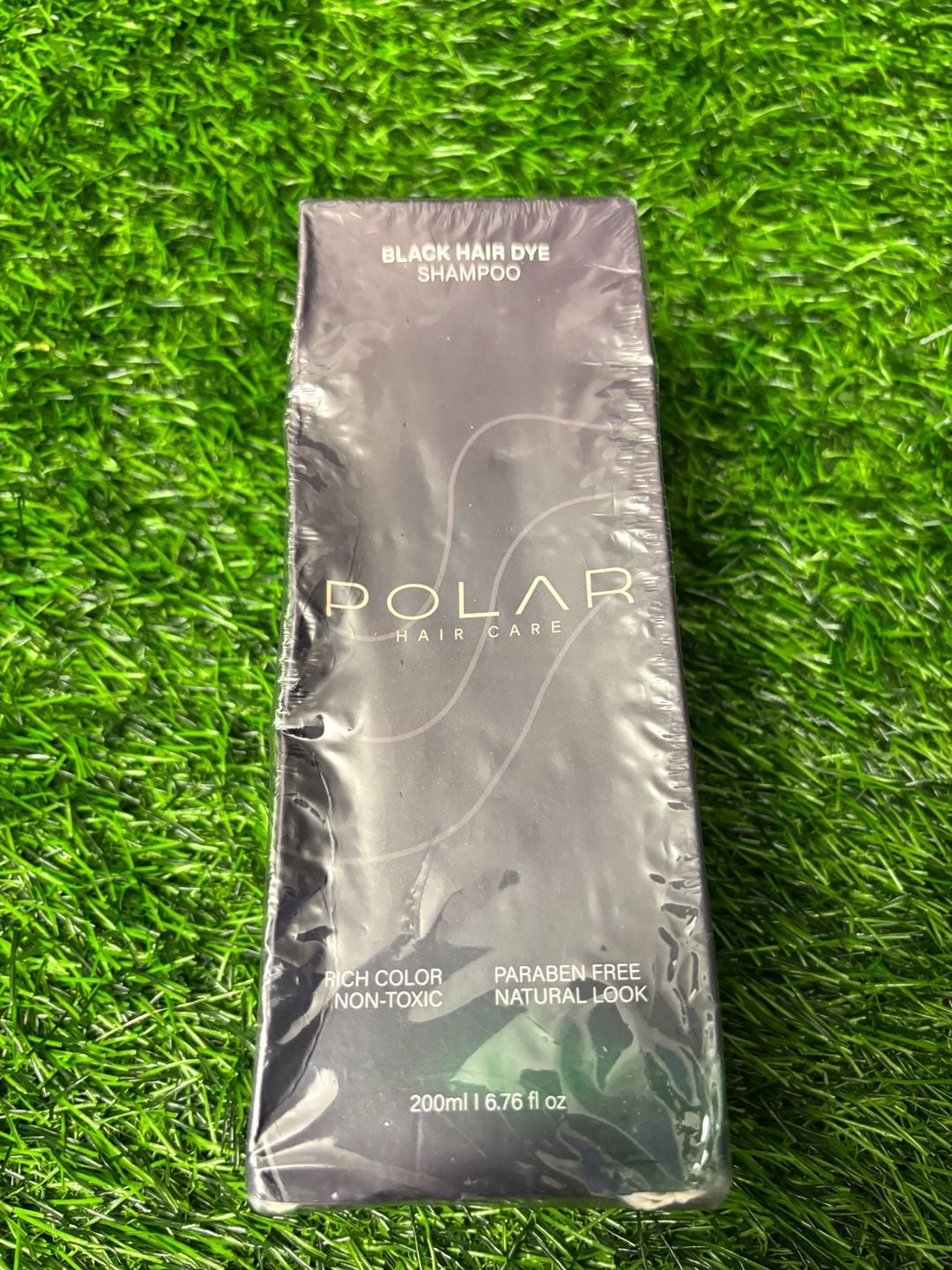 Polar Hair Care Black Hair Dye Shampoo Size 200ml 6.76 fl oz 1