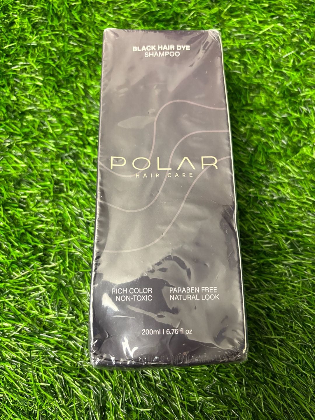 Polar Hair Care Black Hair Dye Shampoo Size 200ml 6.76 fl oz 3