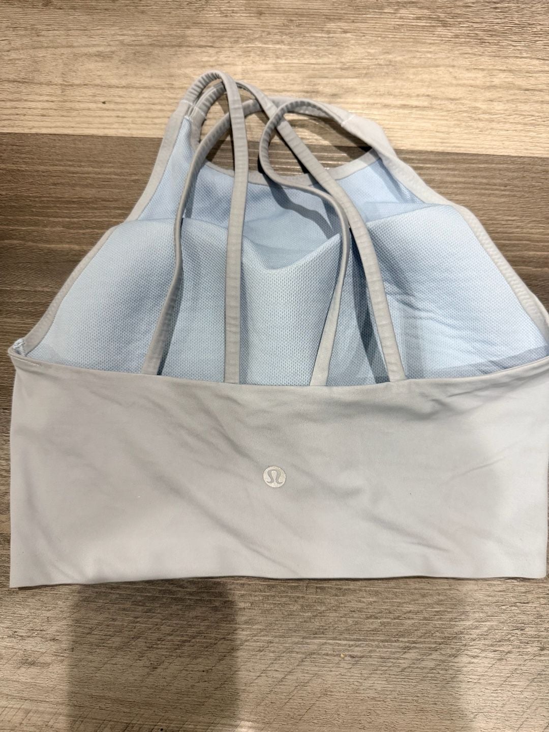 Lululemon Energy High-Neck Longline Sports Bra Light Blue 3