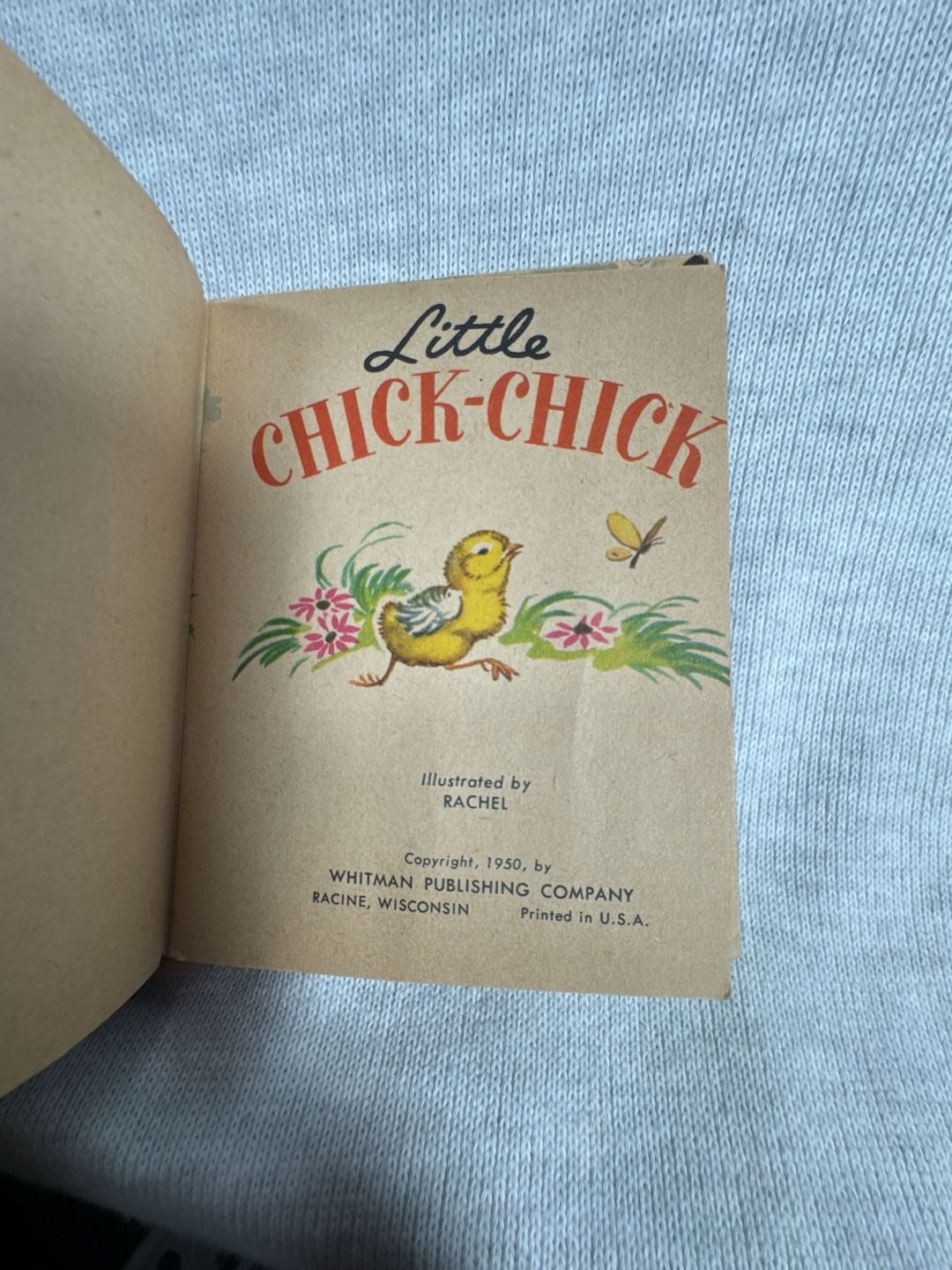 Whitman Publishing Company Little Chick-Chick Tiny Tales Book 1950 4