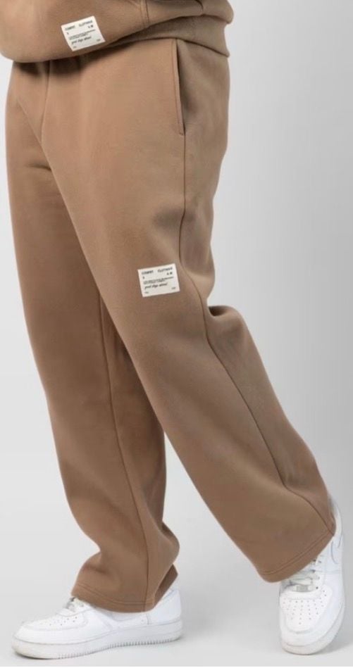 Comfrt Wide Leg Sweatpants Affirmation Collection Volume 9 Tan Brown Size 2XL 2