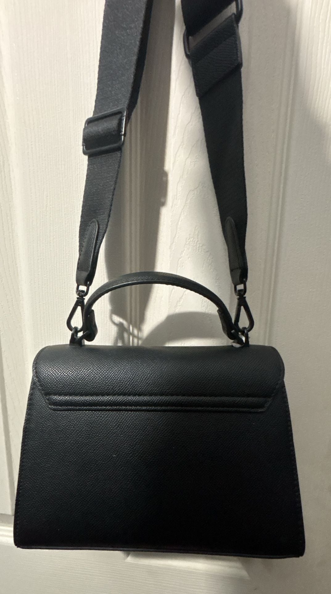 David Jones CM7394 Black Satchel Crossbody Bag 4