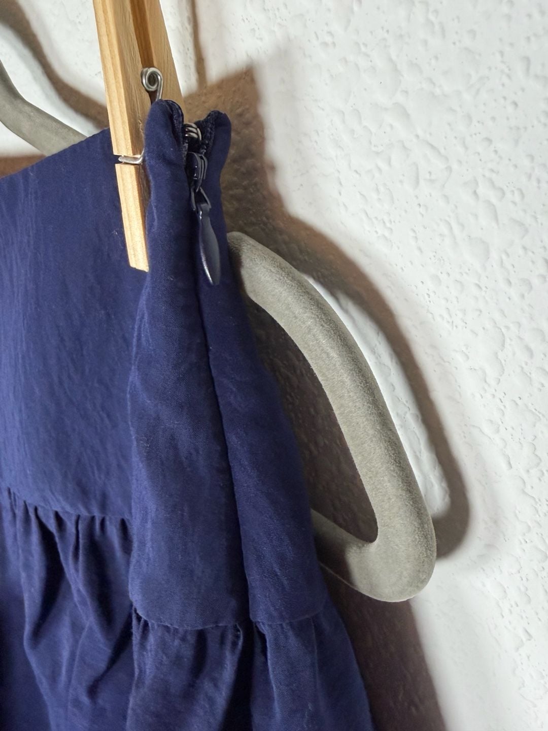 A New Day Bubble Skirt Size 4 Navy Blue Mini 5