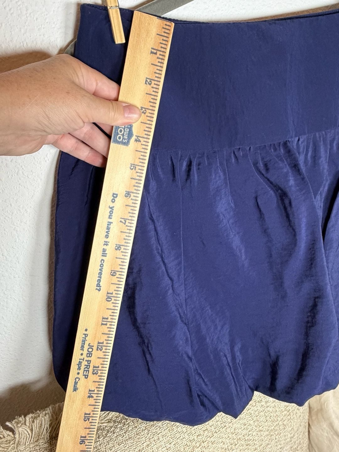 A New Day Bubble Skirt Size 4 Navy Blue Mini 6