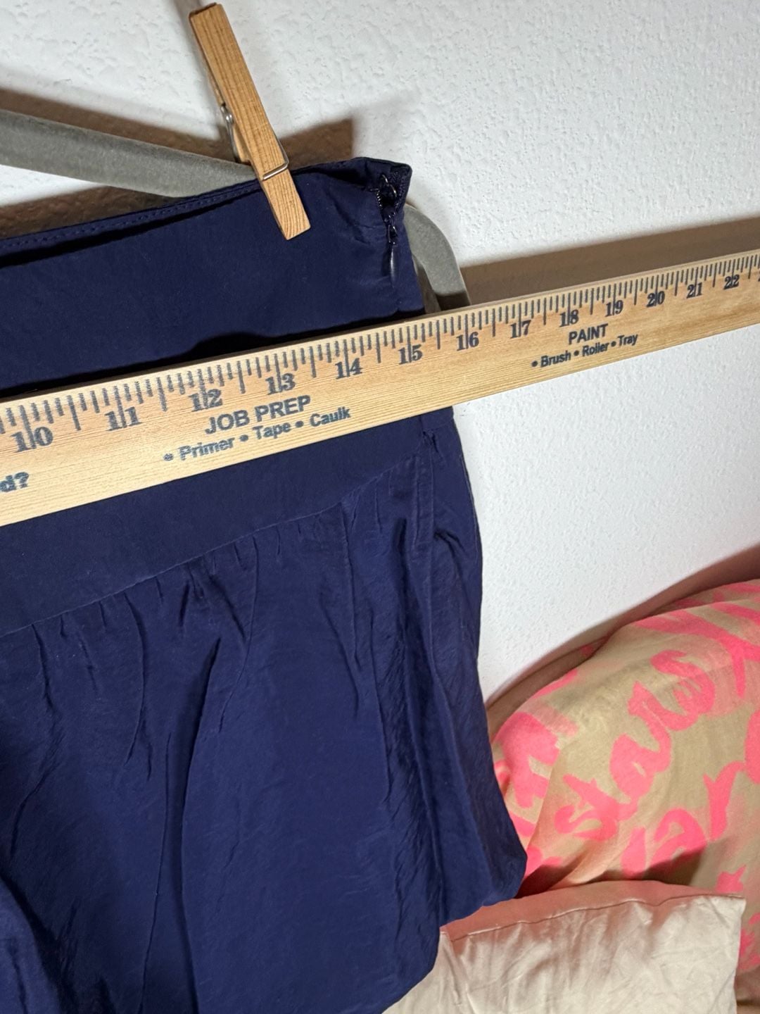 A New Day Bubble Skirt Size 4 Navy Blue Mini 7