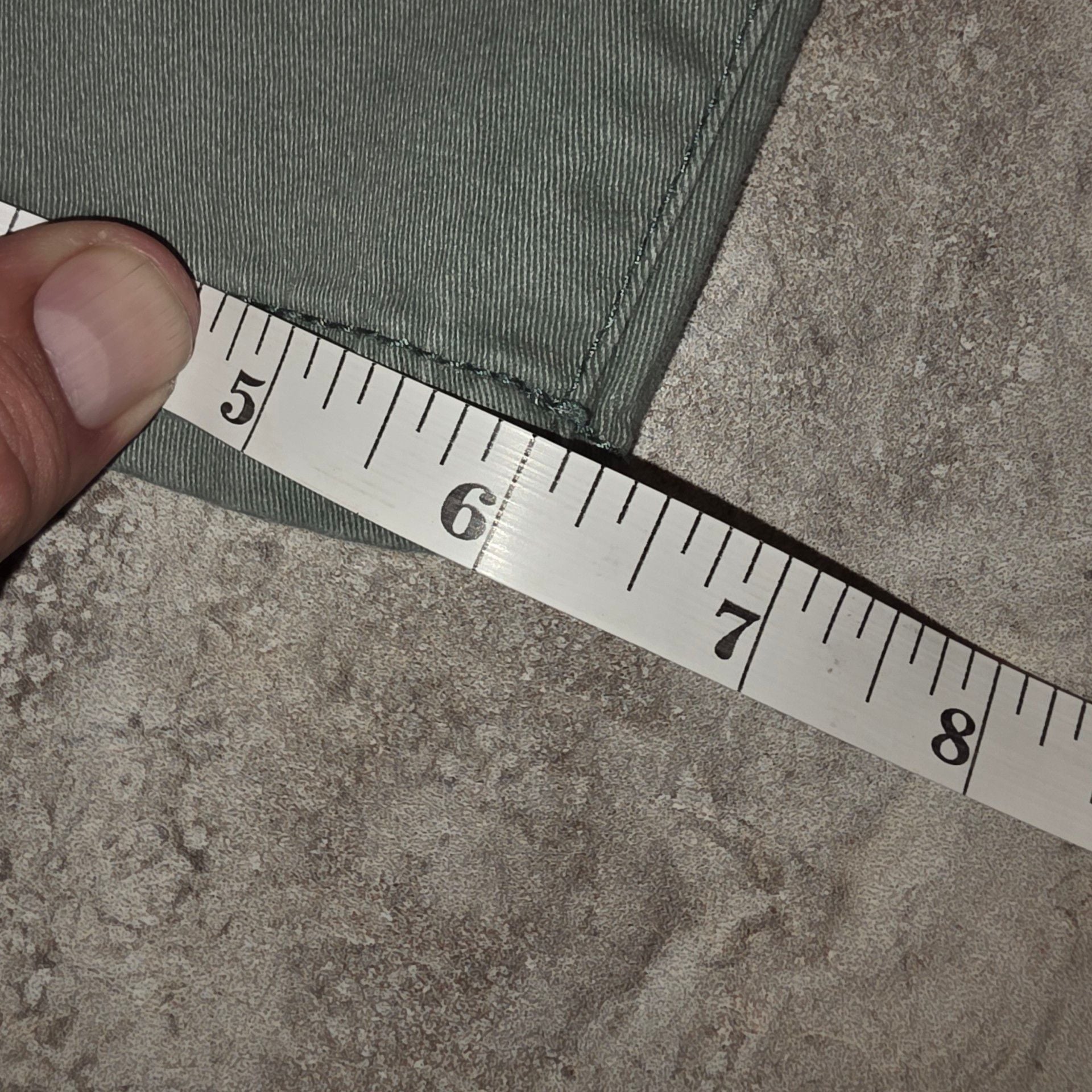 Nine West Heidi Pull On Crop Pants Size 14 Green 8