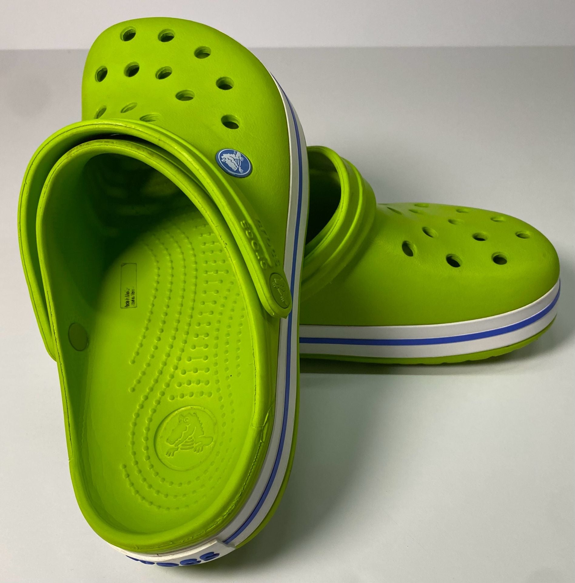 Crocs Crocband Clog Size M7/W9 Volt Green Lime 2