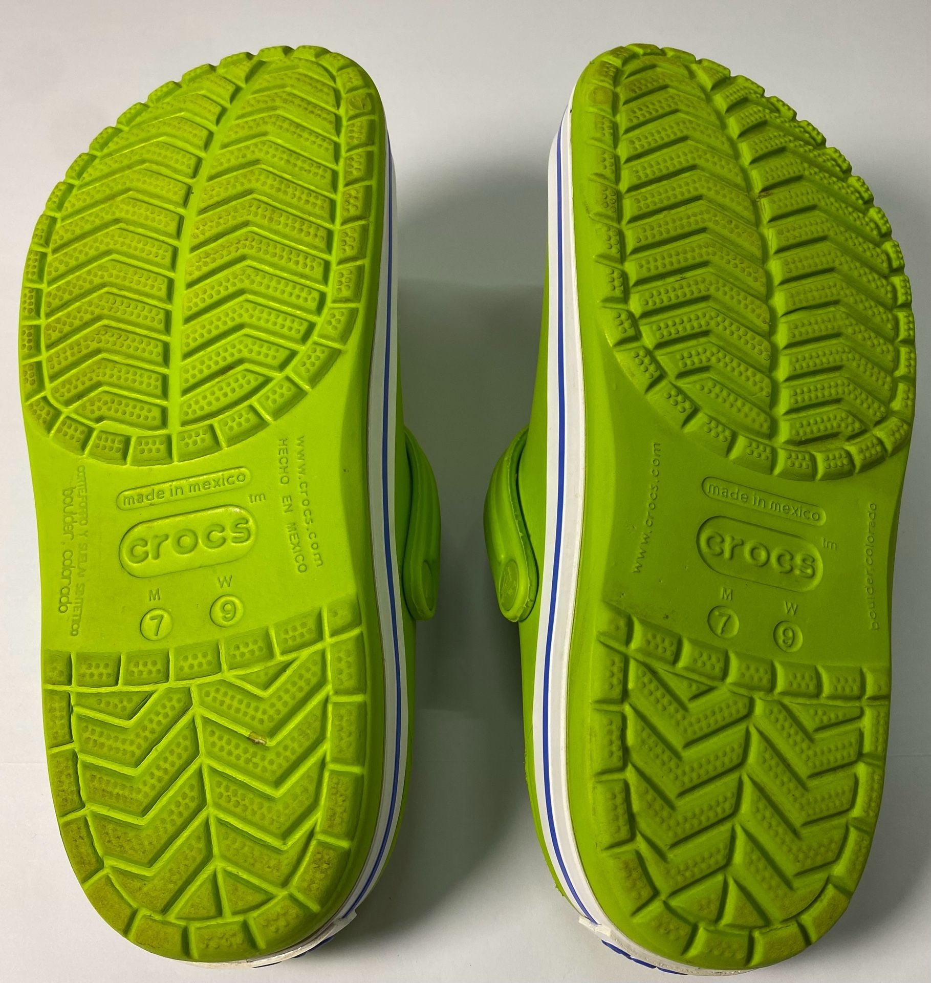 Crocs Crocband Clog Size M7/W9 Volt Green Lime 7