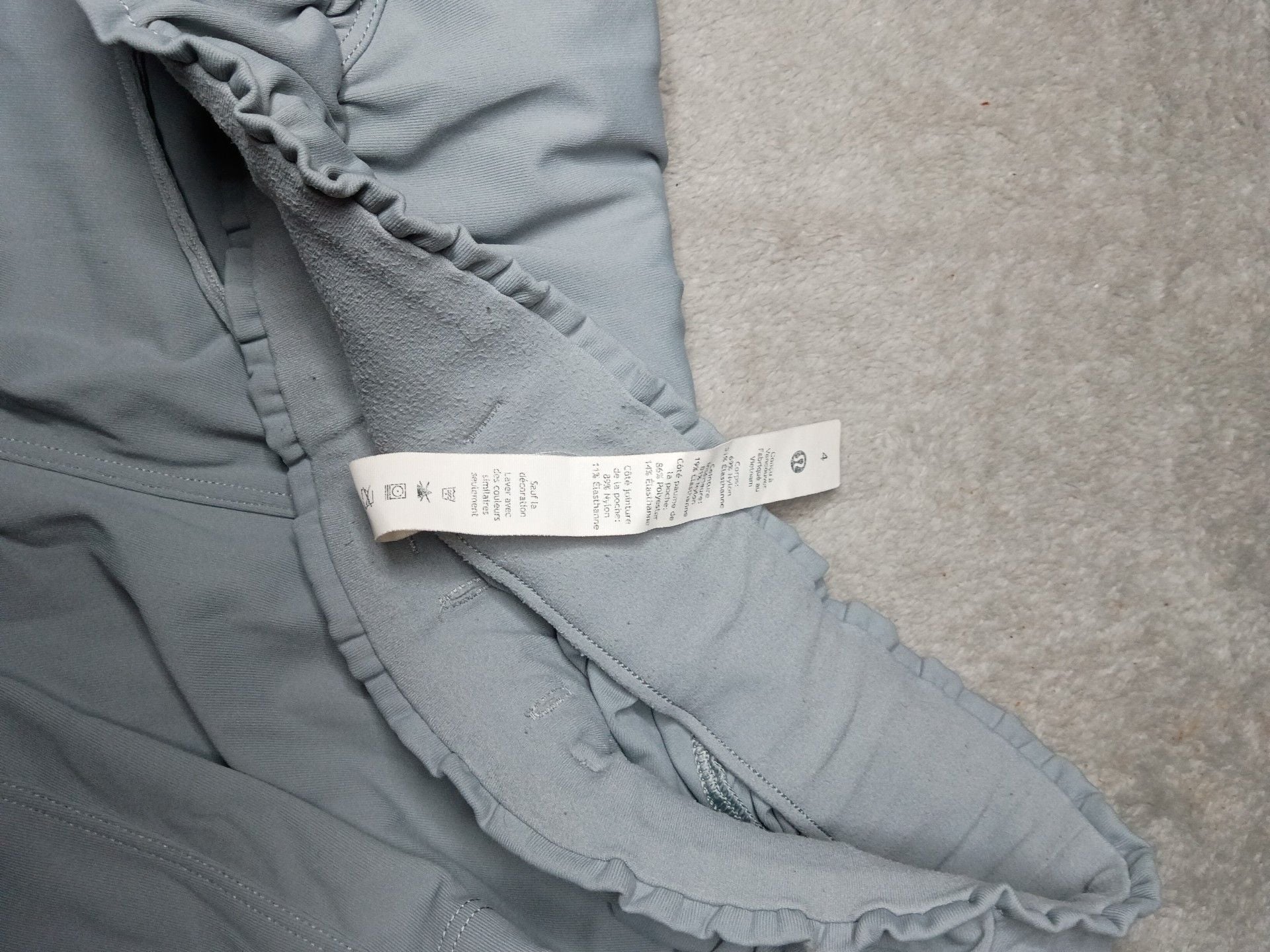Lululemon Jogger Pants Size 4 Light Blue High Waist 2