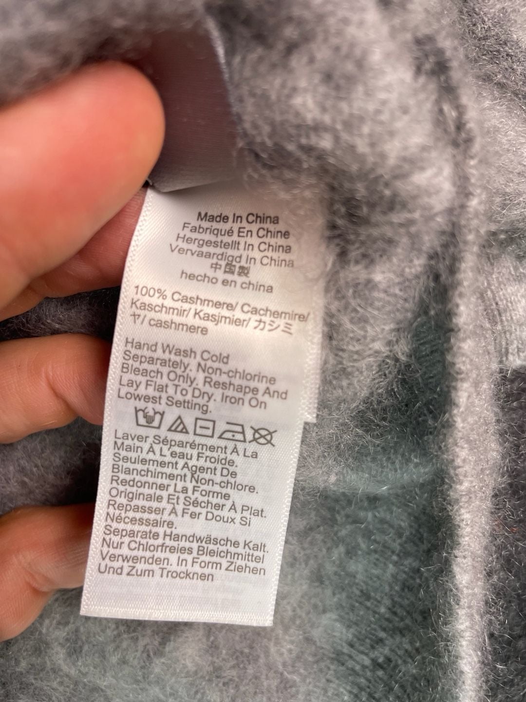 J.Crew Cashmere Sweater Gray Crewneck 5