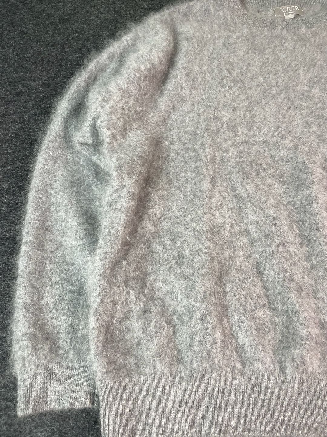 J.Crew Cashmere Sweater Gray Crewneck 9