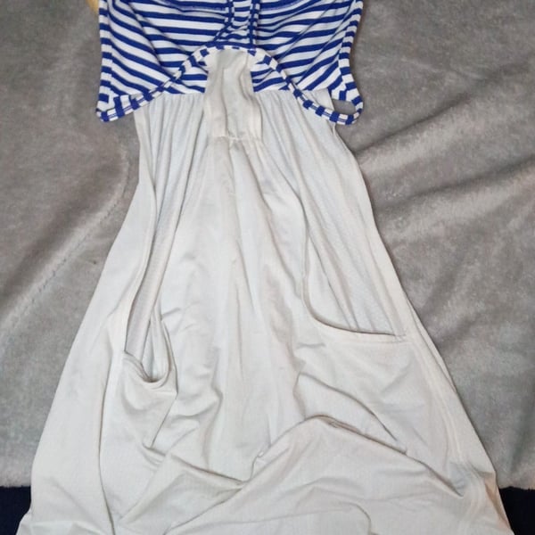 Lululemon Dress White Blue Stripe