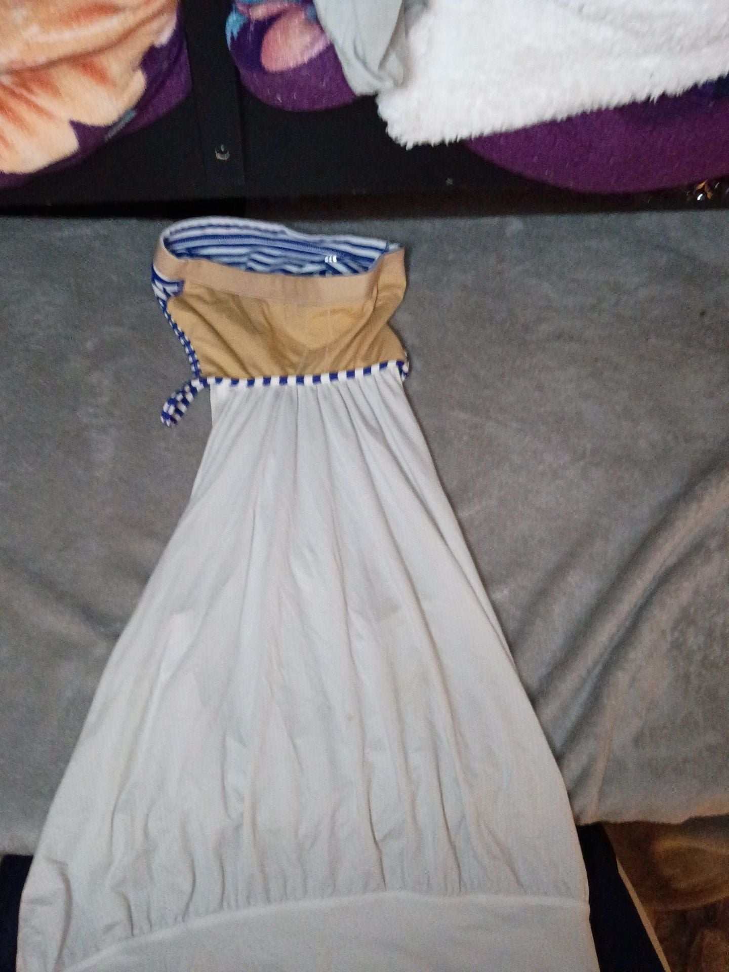 Lululemon Dress White Blue Stripe 2