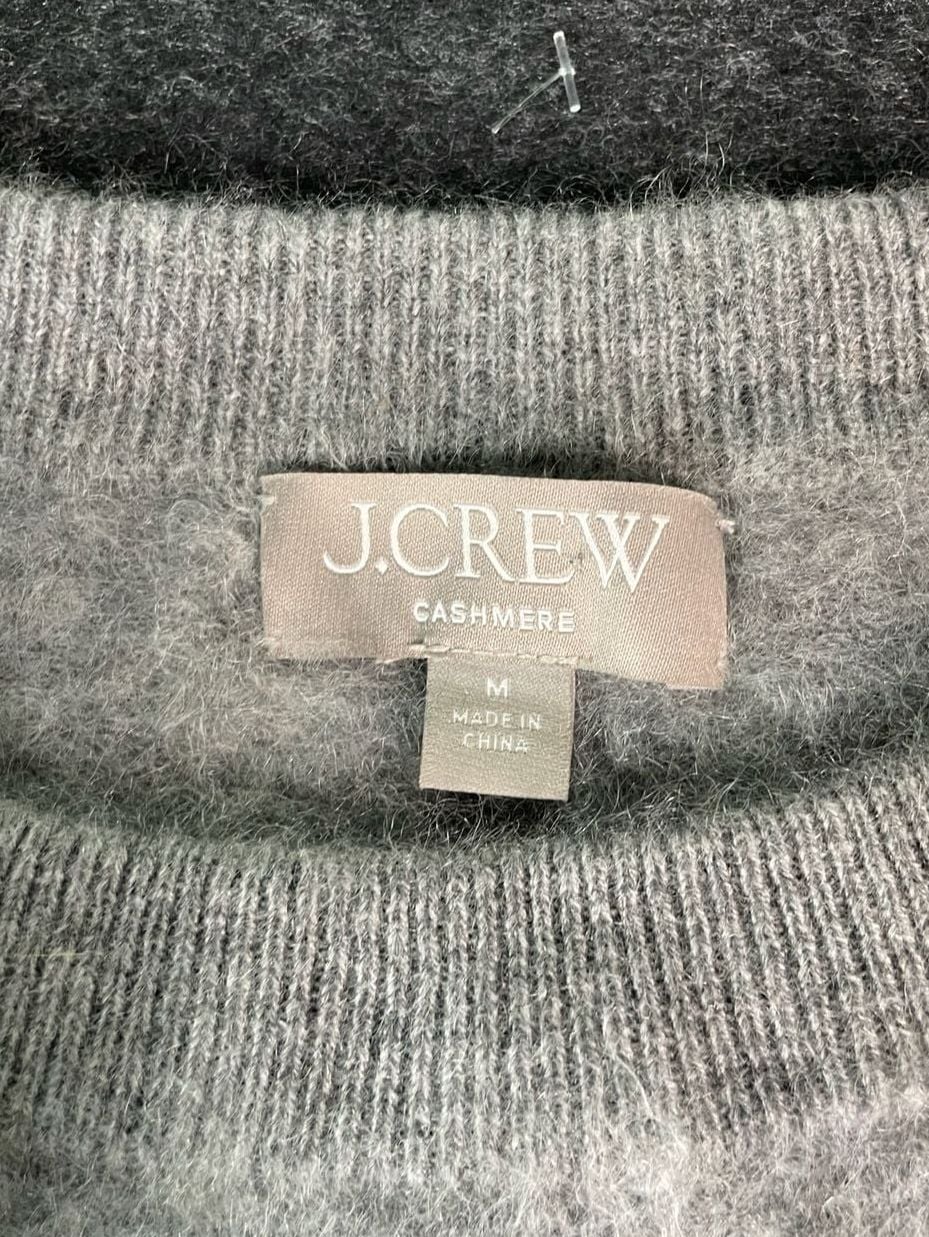 J.Crew Cashmere Sweater Gray Crewneck 3