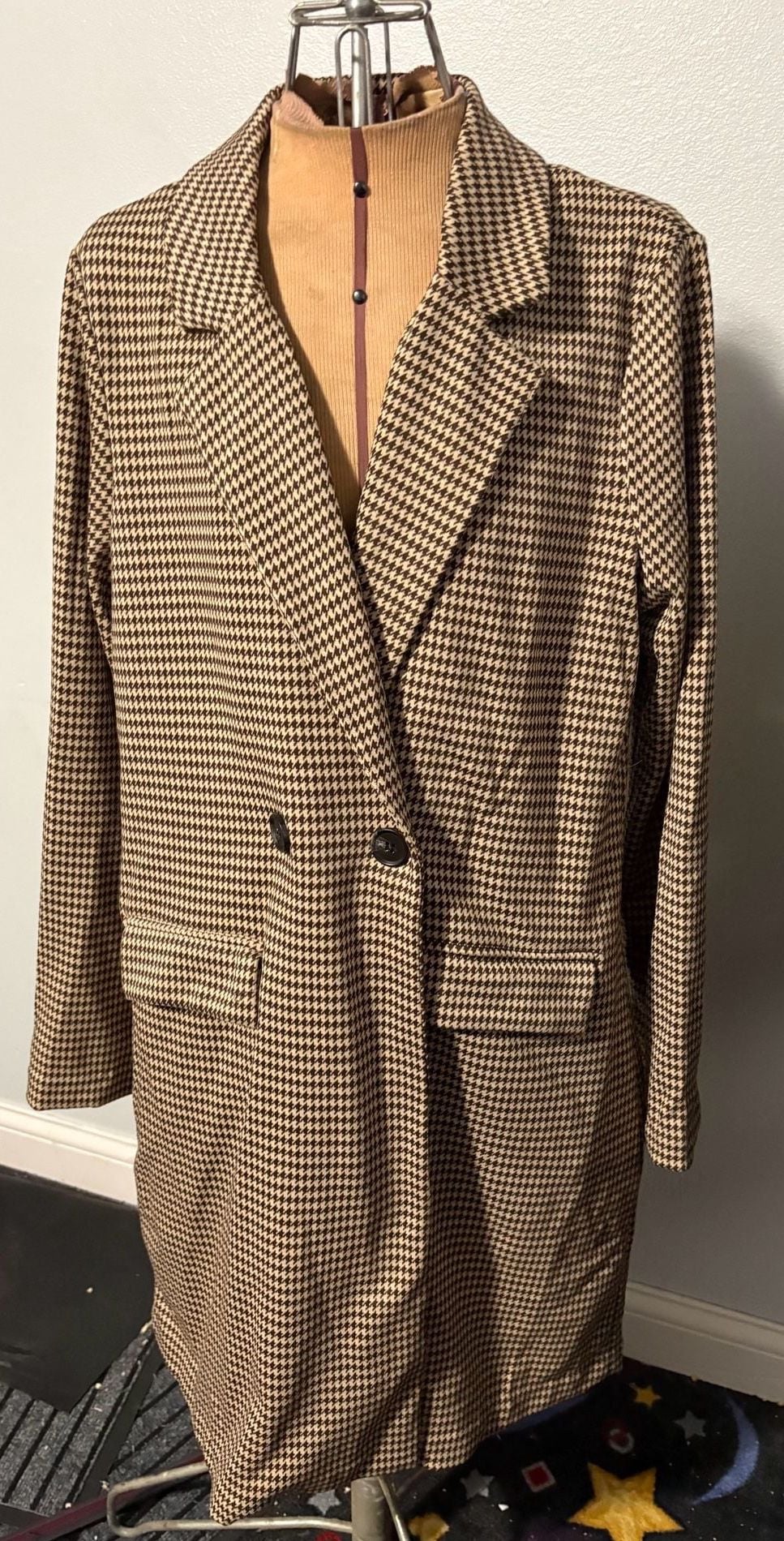 Philosophy Republic Clothing Houndstooth Blazer Size M 2