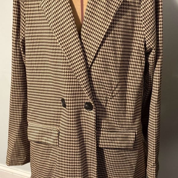 Philosophy Republic Clothing Houndstooth Blazer Size M