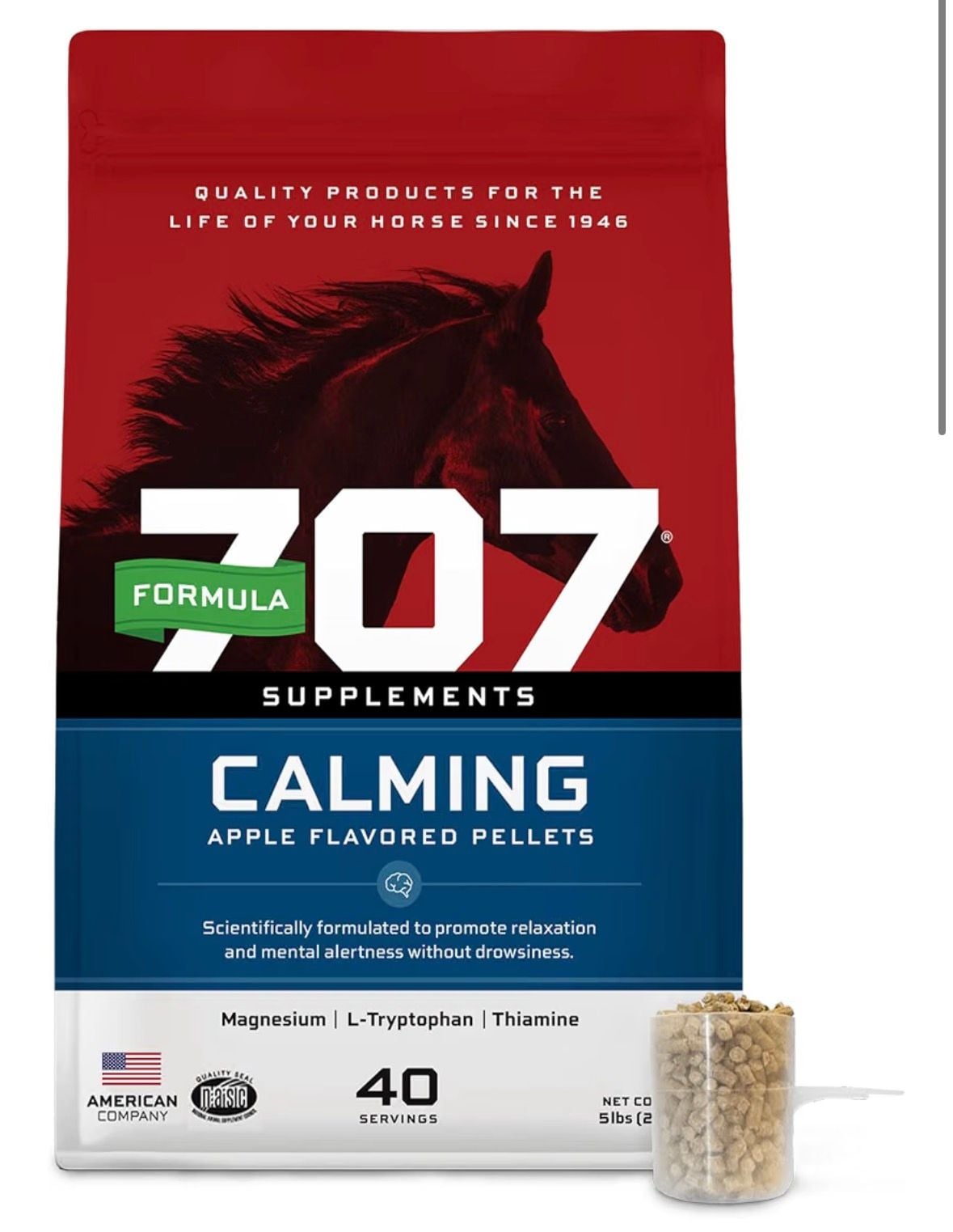 Formula 707 Calming Apple Flavored Pellets 5 lbs 1