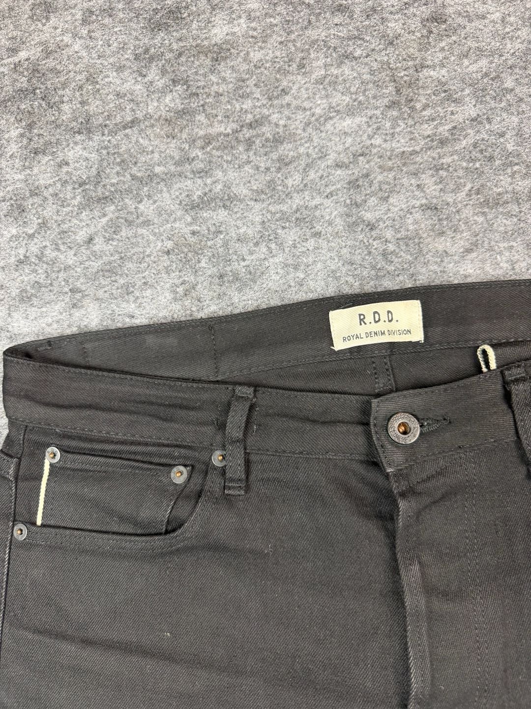 Jack & Jones R.D.D. JJiglenn JJRoyal Selvedge Jeans Black Slim 31x32 11