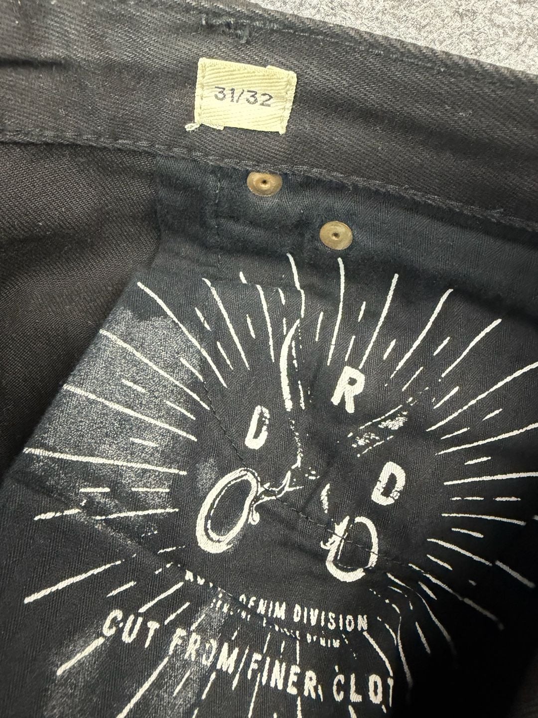 Jack & Jones R.D.D. JJiglenn JJRoyal Selvedge Jeans Black Slim 31x32 13