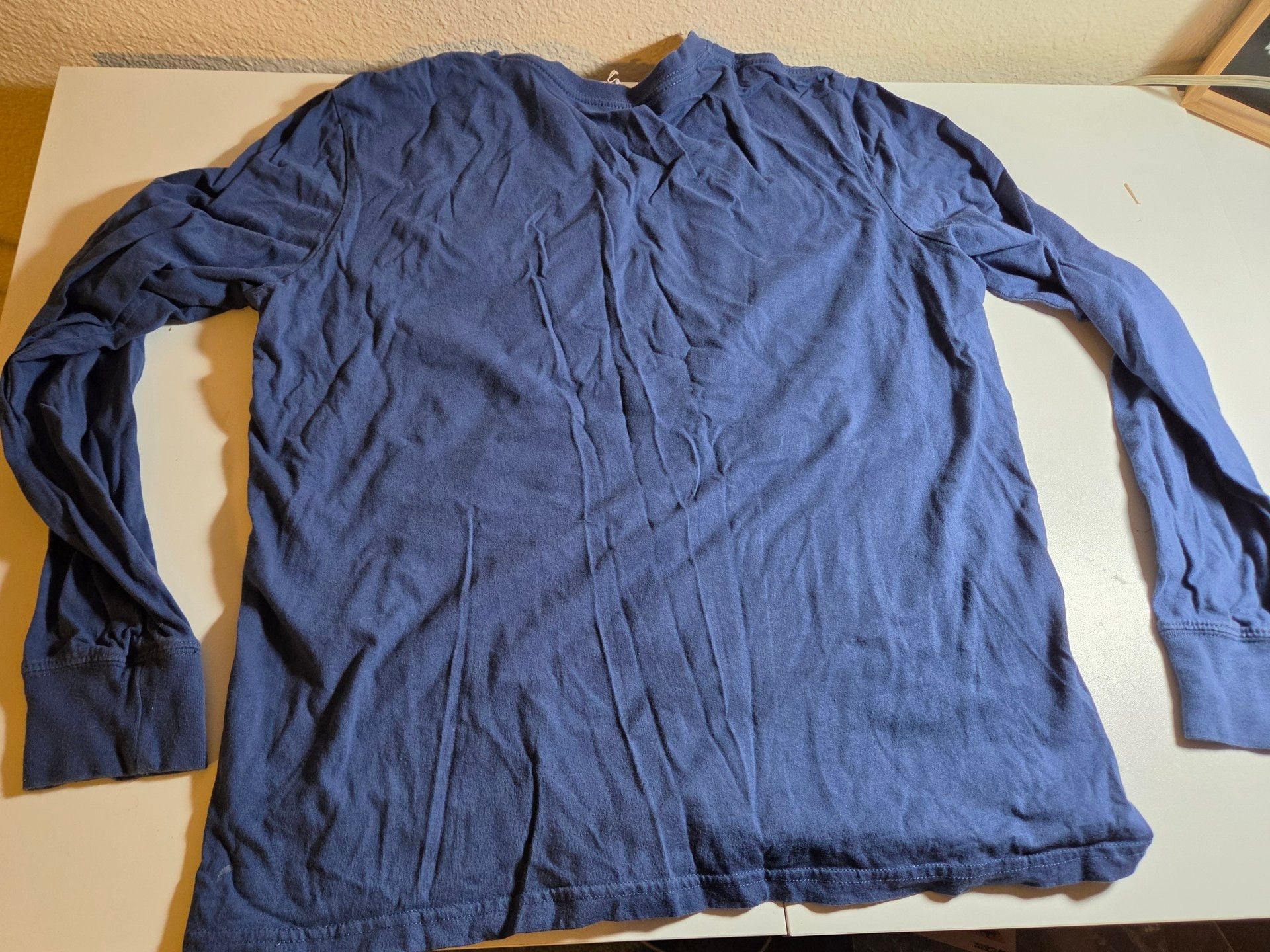 Zyia Active Mountain Graphic Long Sleeve Shirt Blue Size L 3