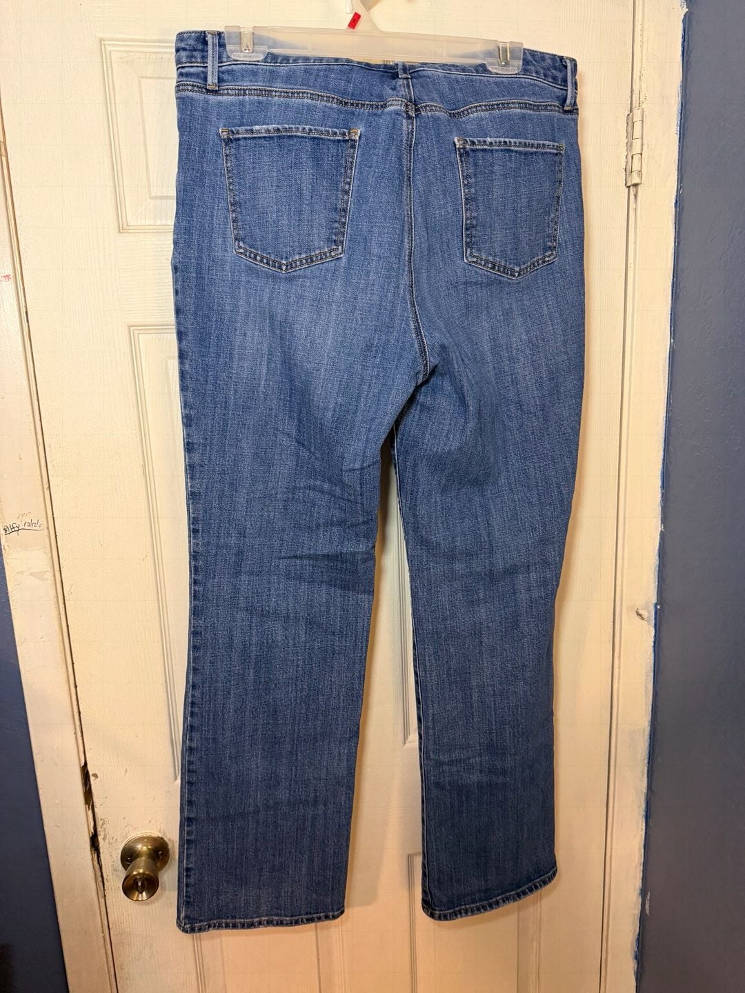 Talbots Barely Boot Jeans Size 14 Blue Wash Denim 5