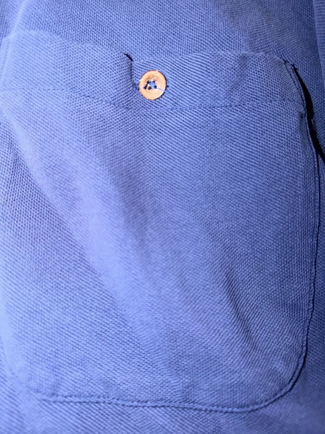 Patagonia Long Sleeve Button Down Shirt Size L Blue Organic Cotton 3