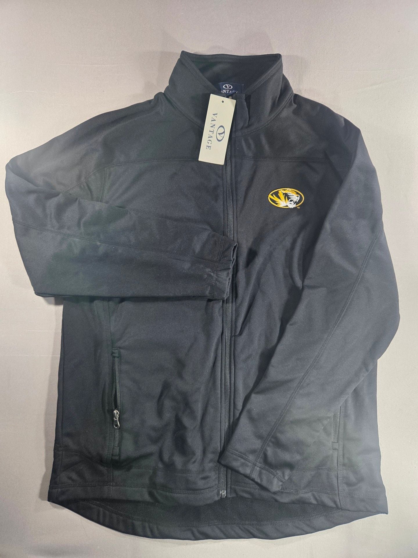 Vantage Missouri Tigers Full-Zip Jacket Black 2