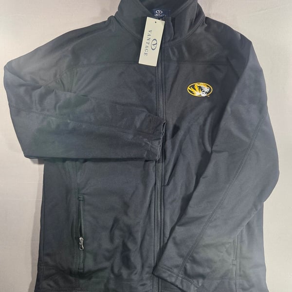 Vantage Missouri Tigers Full-Zip Jacket Black
