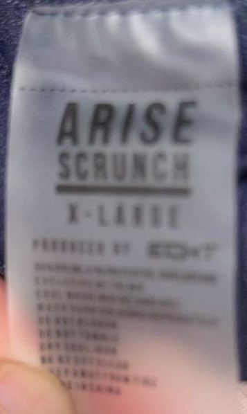 ECHT Arise Scrunch Size X-Large Dark Blue Workout Shorts 7