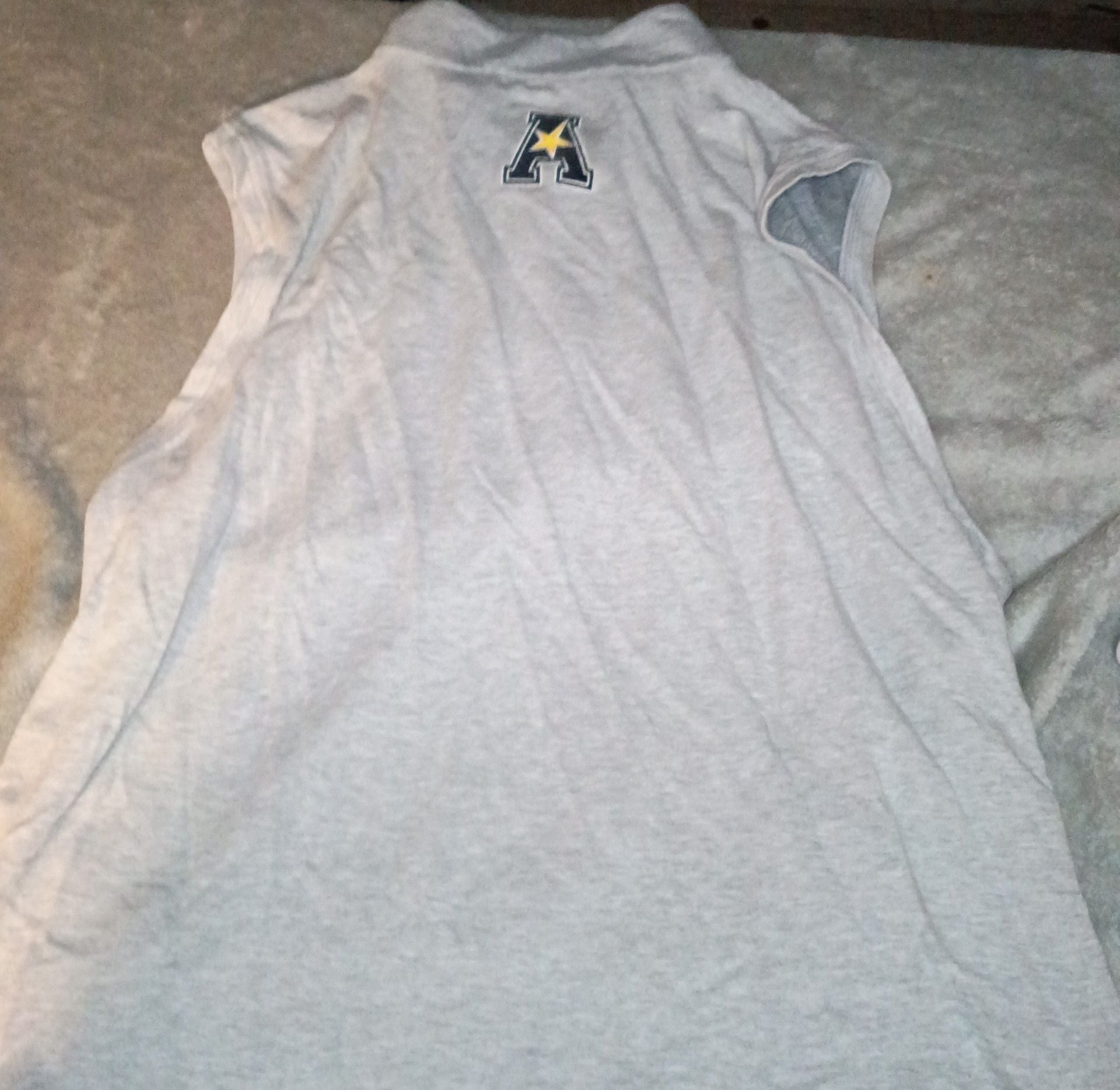 Turtleson Shockers Quarter Zip Vest Size XL Gray Sleeveless 5