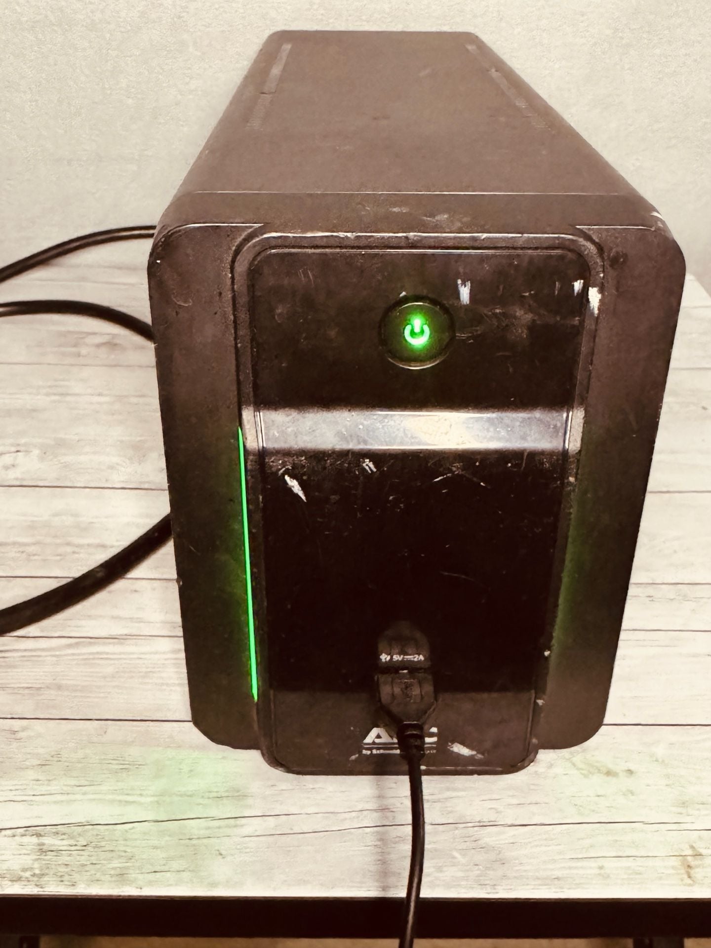 APC Back-UPS Battery Backup Surge Protector Power Supply Black Used 2