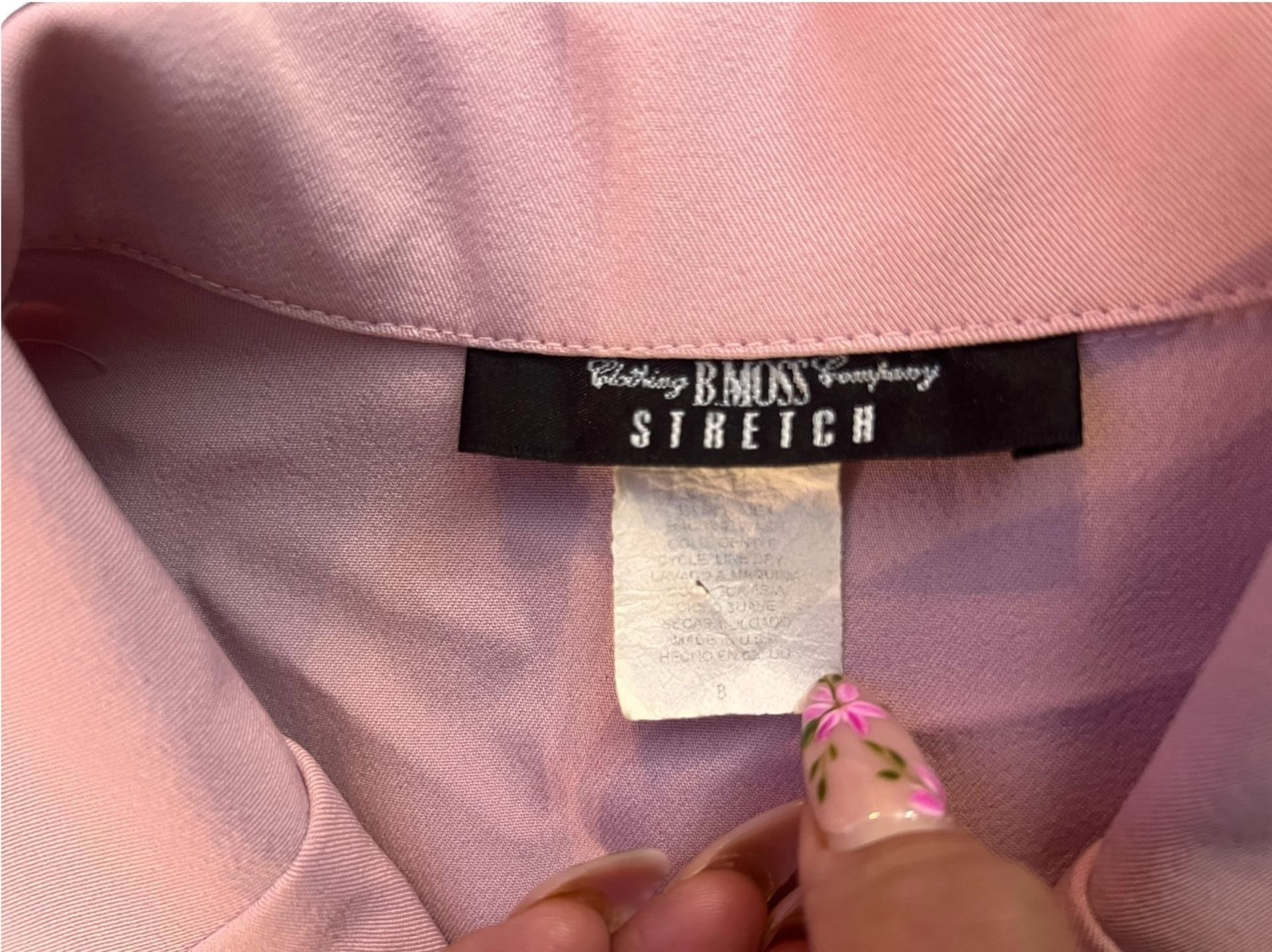 B. Moss Stretch Blazer Size 8 3
