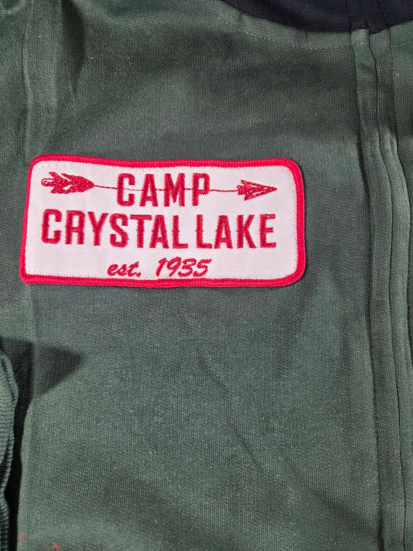 Friday The 13th Jason Full Zip Hoodie Size Medium Green 3